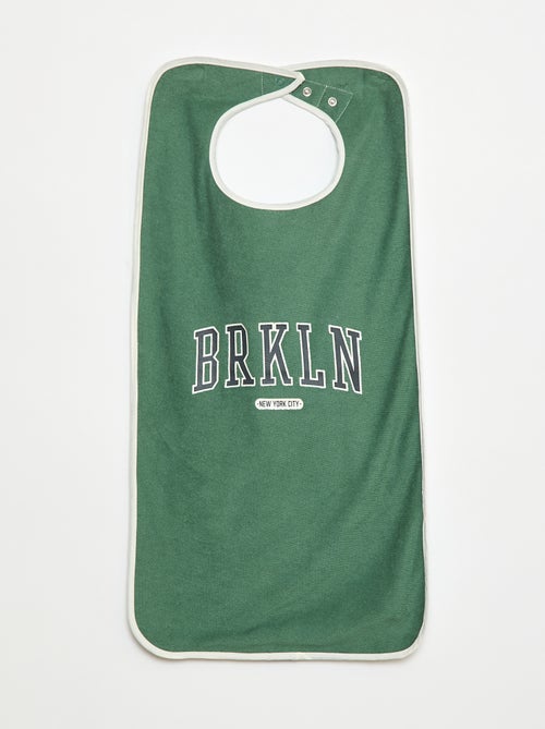 Lot de 2 grands bavoirs éponge - collection facile à enfiler - Kiabi