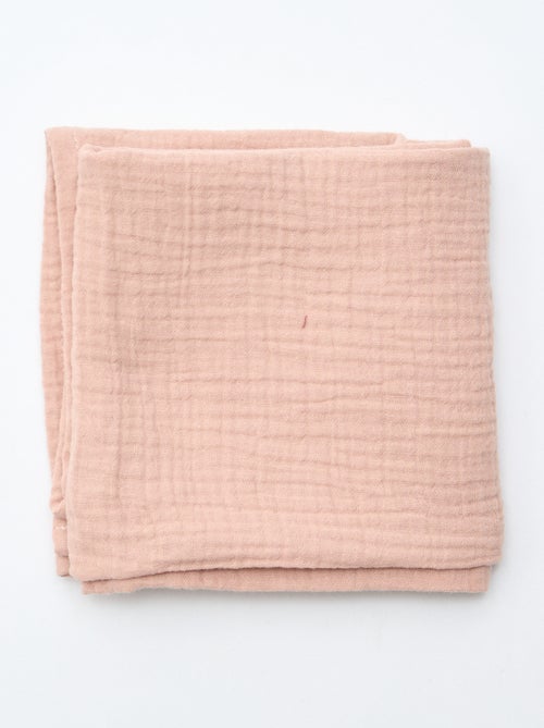 Lot de 2 langes 'Disney' 'Marie' en double gaze de coton 60x60 cm - Kiabi