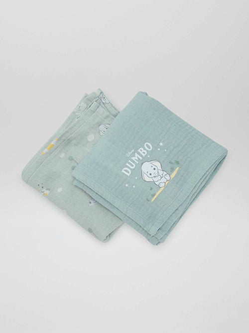 Lot de 2 langes 'Dumbo' 'Disney' - Kiabi