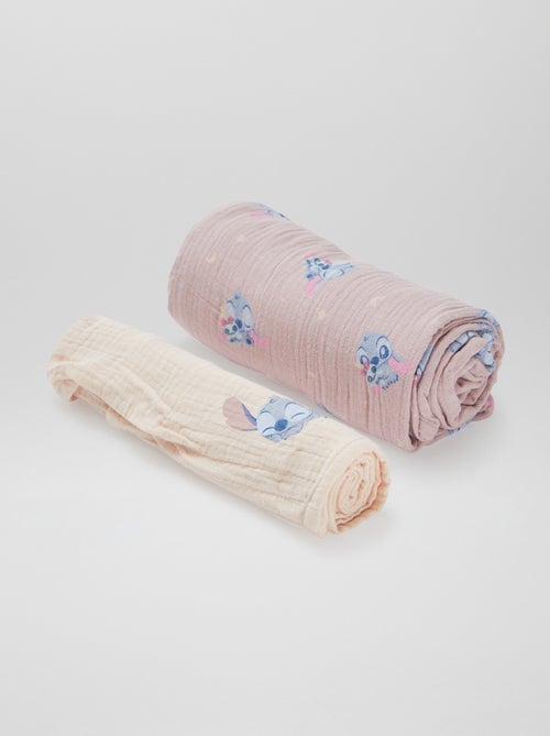 Lot de 2 langes 'Stitch' de 'Disney' - 2 pièces - Kiabi