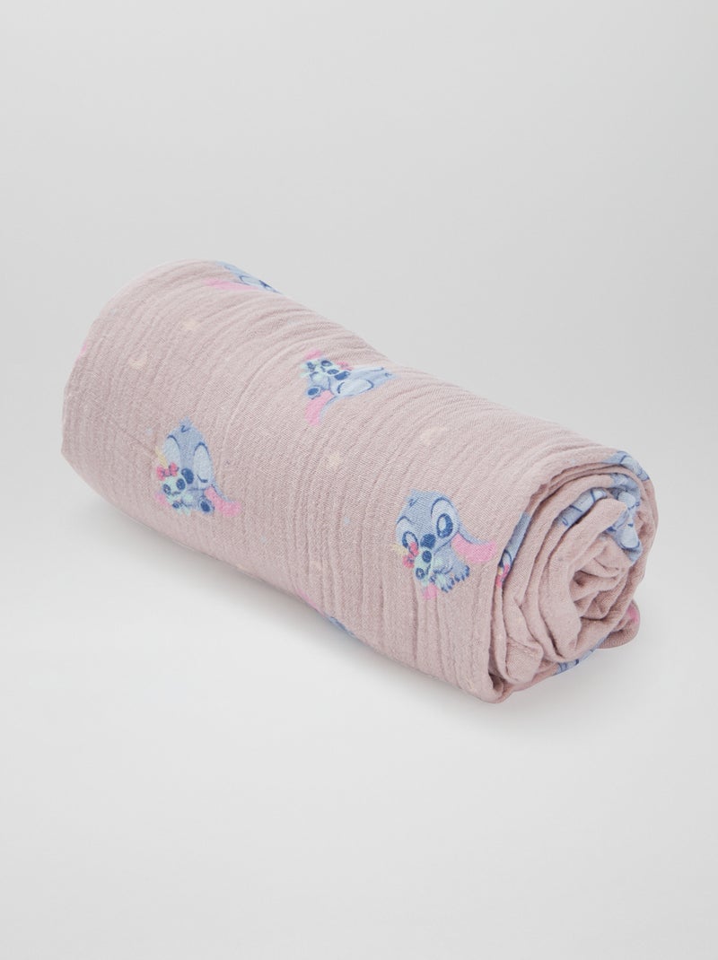 Lot de 2 langes 'Stitch' de 'Disney' - 2 pièces ROSE - Kiabi