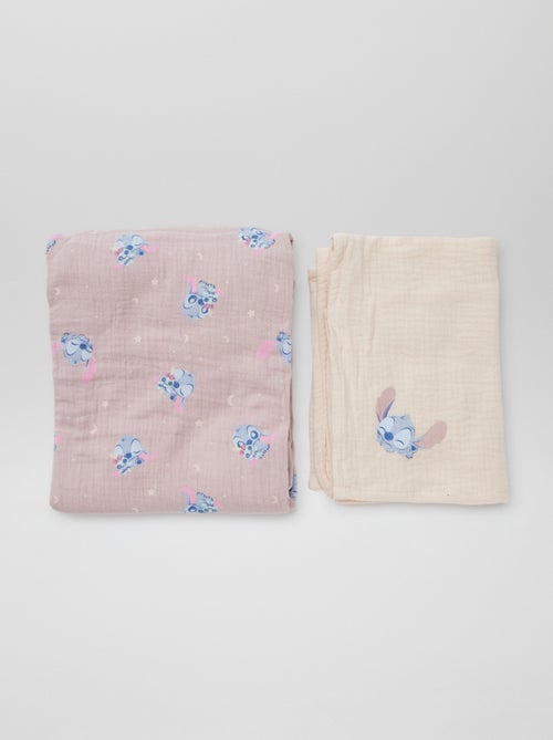 Lot de 2 langes 'Stitch' de 'Disney' - 2 pièces - Kiabi