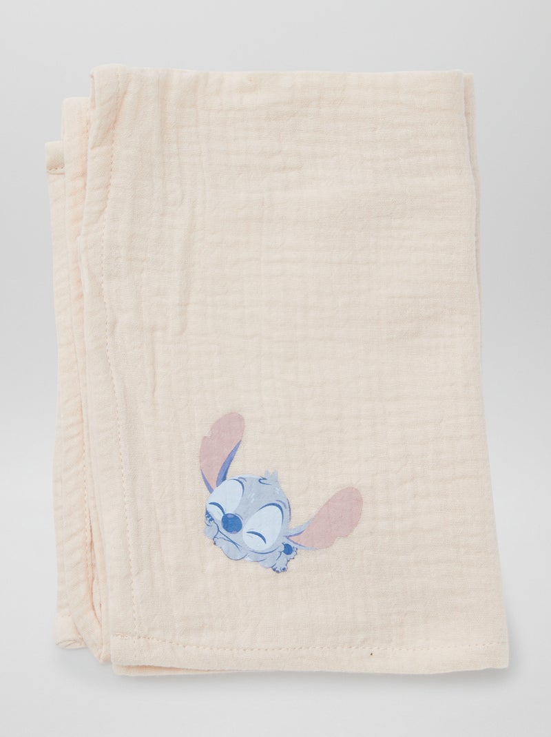 Lot de 2 langes 'Stitch' de 'Disney' - 2 pièces ROSE - Kiabi