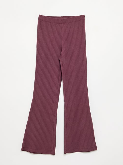 Lot de 2 leggings - 1 uni + 1 imprimé - Kiabi
