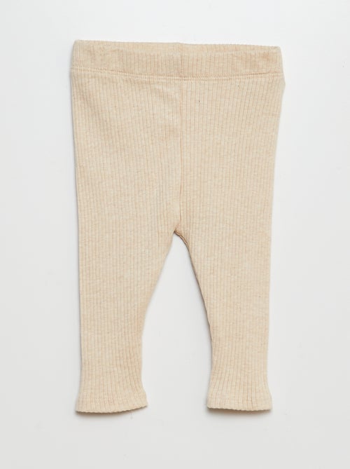 Lot de 2 leggings côtelés - Kiabi