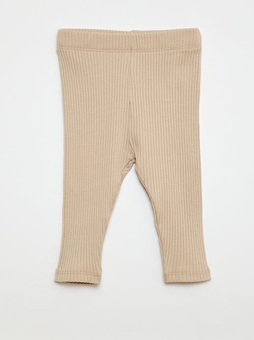 Lot de 2 leggings côtelés - Kiabi