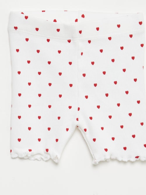 Lot de 2 leggings côtelés - Kiabi