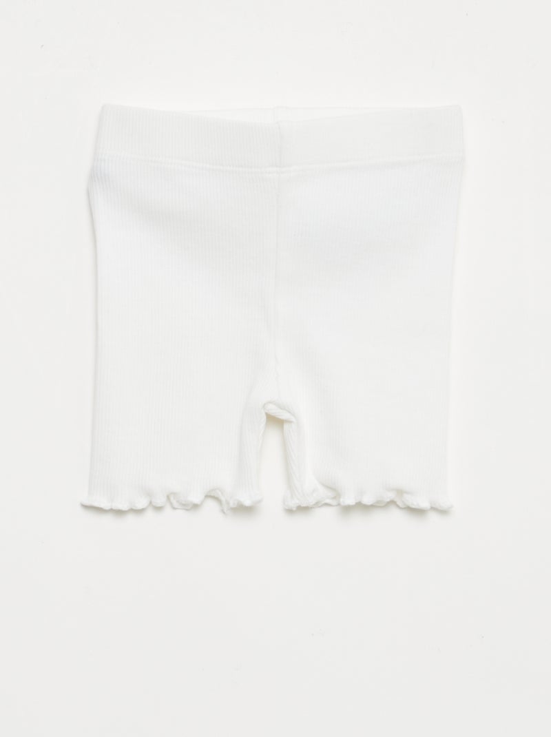 Lot de 2 leggings côtelés Bleu - Kiabi