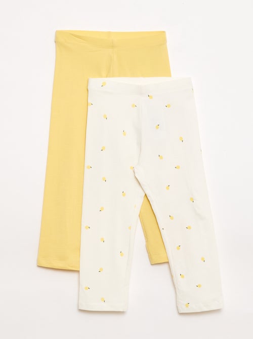 Lot de 2 leggings court - Kiabi