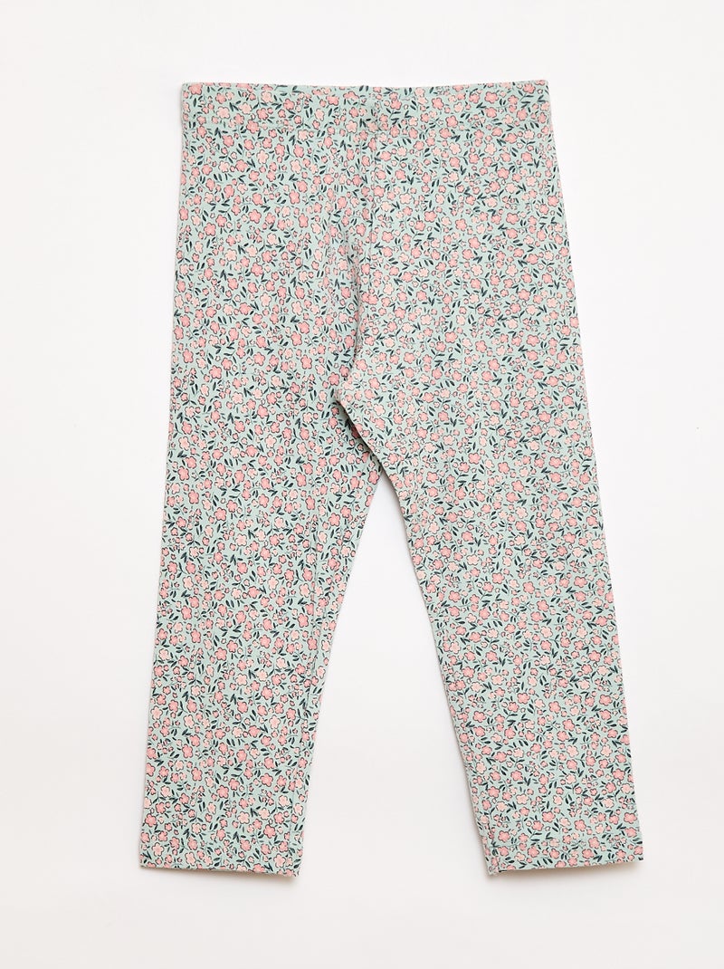 Lot de 2 leggings court Rose - Kiabi