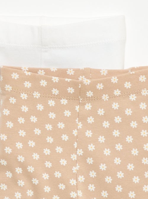 Lot de 2 leggings courts - Kiabi