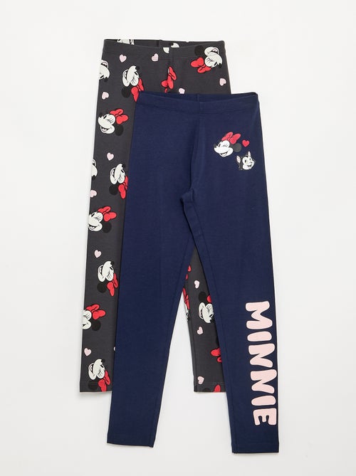 Lot de 2 leggings 'Disney' en jersey - Kiabi Lot de 2 leggings 'Disney' en jersey - Kiabi