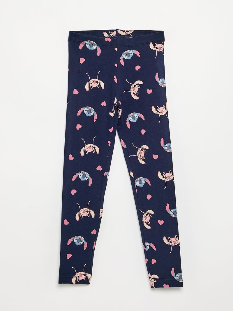 Lot de 2 leggings 'Disney' en jersey Rose - Kiabi