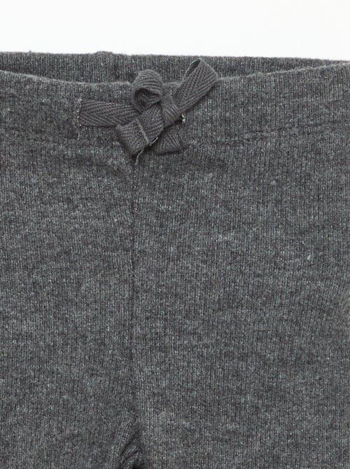 Lot de 2 leggings en maille doudou - Kiabi