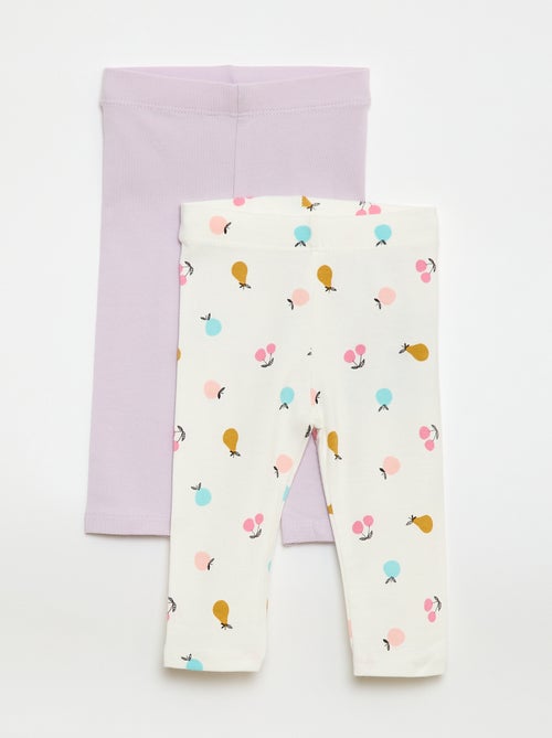 Lot de 2 leggings longs - Kiabi
