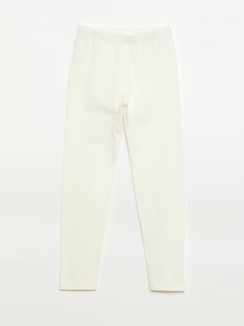 Lot de 2 Leggings longs Jaune - Kiabi