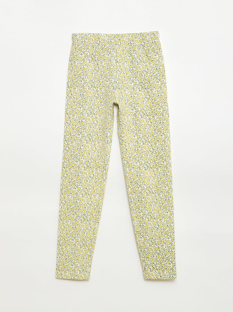 Lot de 2 Leggings longs Jaune - Kiabi