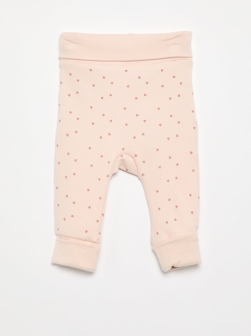 Lot de 2 leggings Rose - Kiabi
