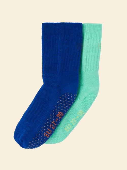 Lot de 2 paires de chaussettes anti-dérapantes - Kiabi