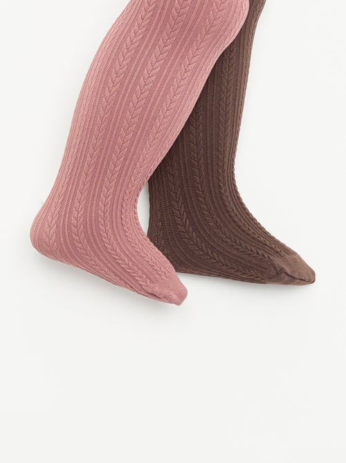Lot de 2 paires de collants - Kiabi