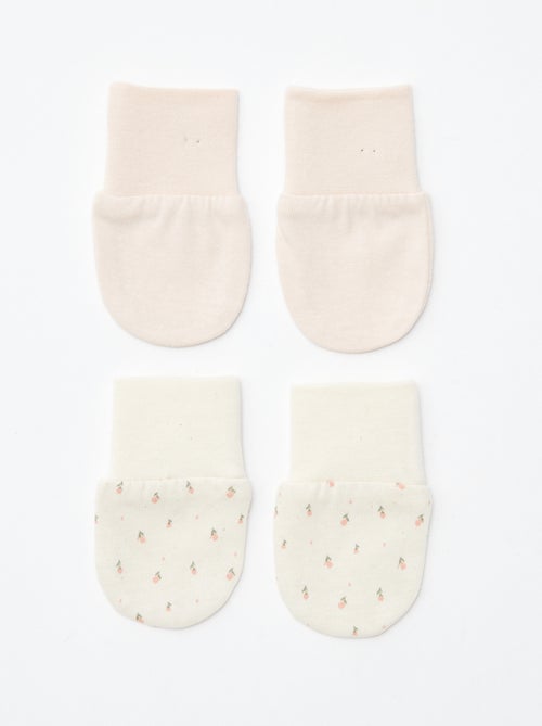 Lot de 2 paires de moufles anti-griffes - Kiabi