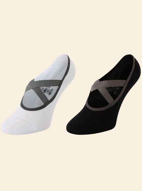 Lot de 2 paires de soquettes yoga - (ekstract) - Kiabi Lot de 2 paires de soquettes yoga - (ekstract) - Kiabi