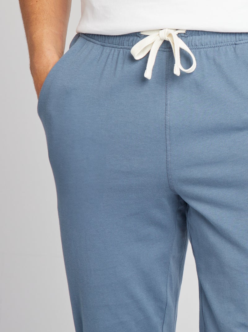 Lot de 2 pantalons de pyjama ! Bleu - Kiabi