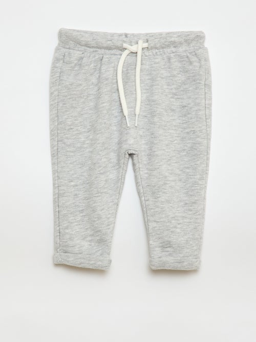 Lot de 2 pantalons jogging en french terry - Kiabi