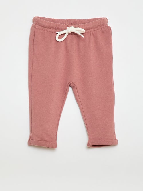 Lot de 2 pantalons jogging en french terry - Kiabi