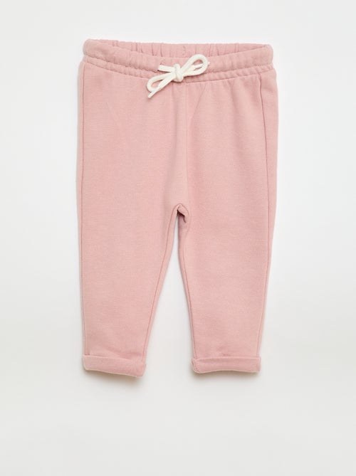 Lot de 2 pantalons jogging en french terry - Kiabi
