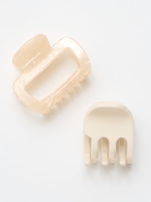 Lot de 2 pinces crabe fantaisie - Kiabi