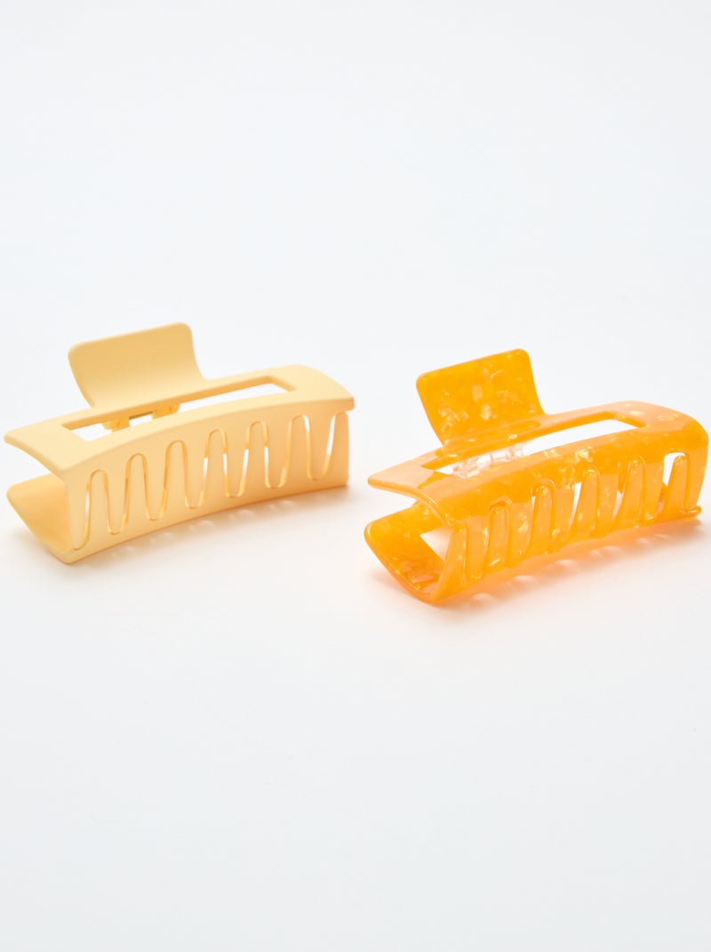 Lot de 2 pinces crabe Orange - Kiabi