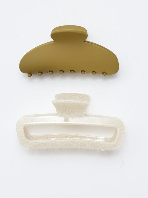 Lot de 2 pinces crabe - Kiabi