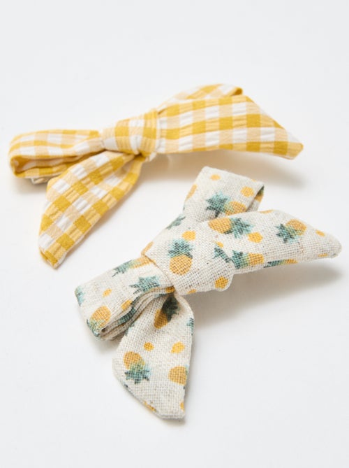 Lot de 2 pinces croco à noeuds - Kiabi