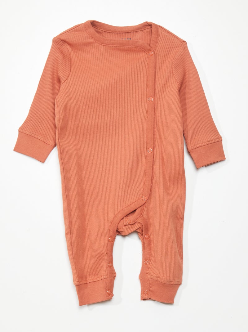 Lot de 2 pyjamas - collection facile à enfiler Beige/corail - Kiabi