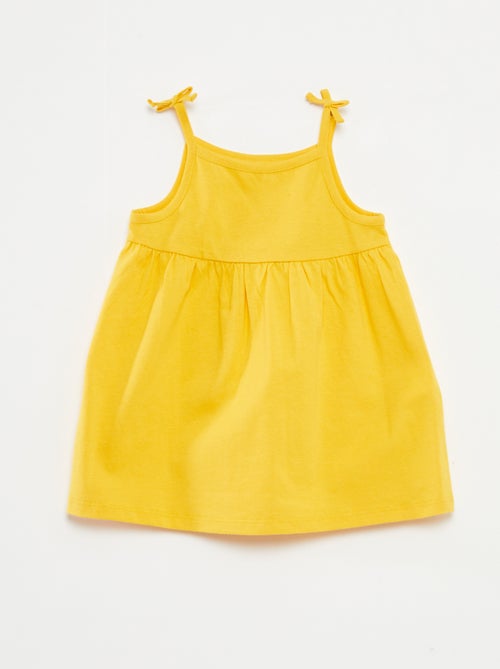 Lot de 2 robes à bretelles avec noeuds - Kiabi