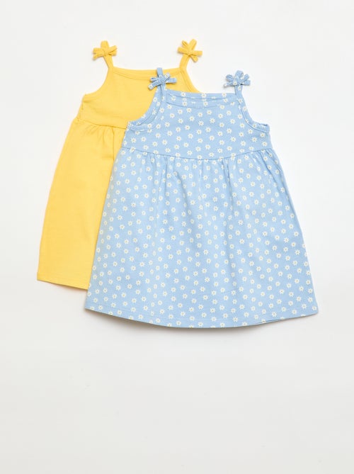 Lot de 2 robes à bretelles - Kiabi