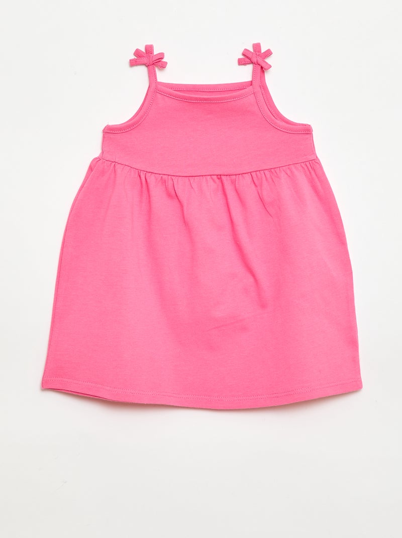 Lot de 2 robes à bretelles Jaune - Kiabi