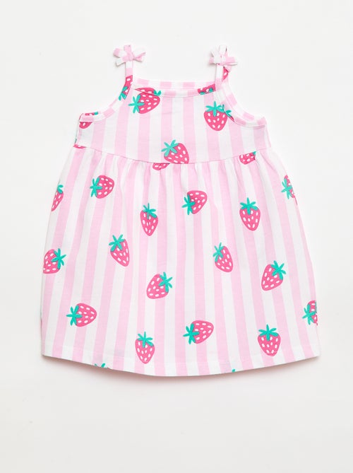 Lot de 2 robes à bretelles - Kiabi