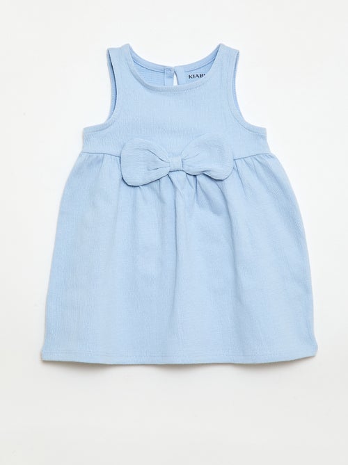 Lot de 2 robes avec nœud fantaisie - Kiabi