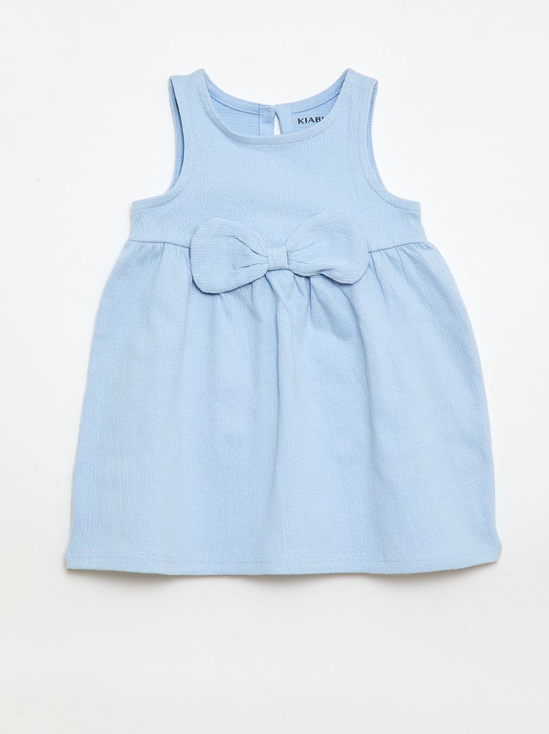 Lot de 2 robes avec nœud fantaisie Blanc - Kiabi