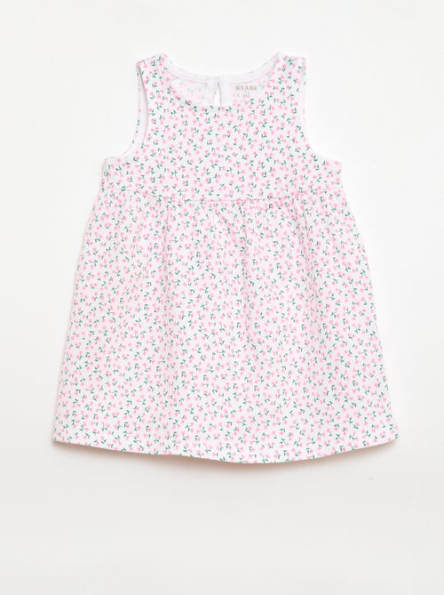 Lot de 2 robes avec nœud fantaisie - Kiabi