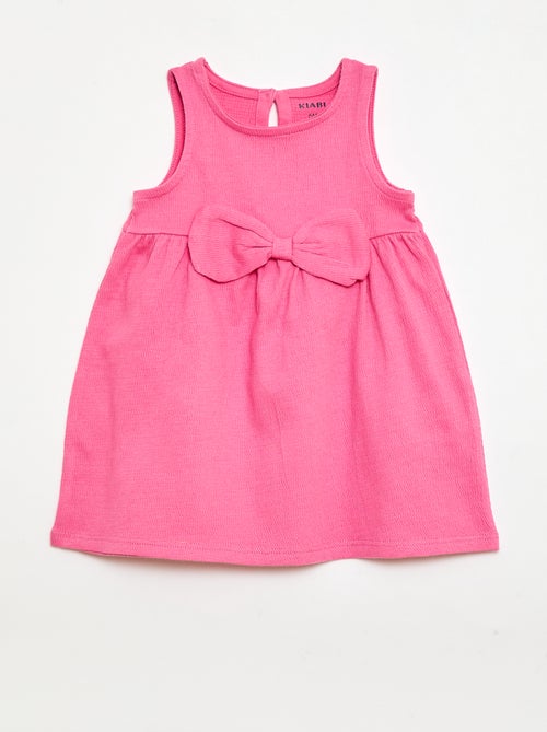 Lot de 2 robes avec nœud fantaisie - Kiabi