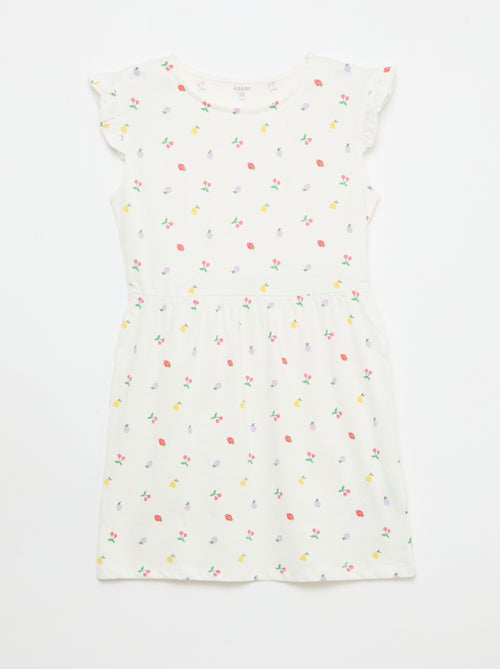 Lot de 2 robes en jersey sans manches avec volants - Kiabi