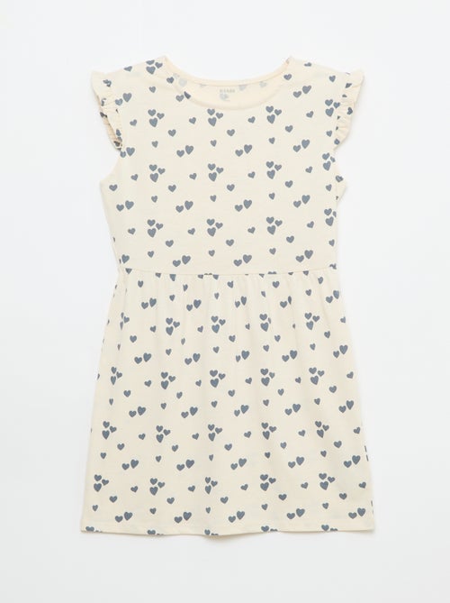 Lot de 2 robes en jersey sans manches avec volants - Kiabi