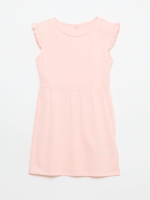 Lot de 2 robes en jersey sans manches avec volants - Kiabi