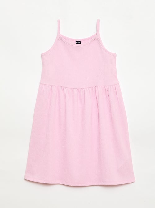 Lot de 2 robes en maille crêpée - Kiabi