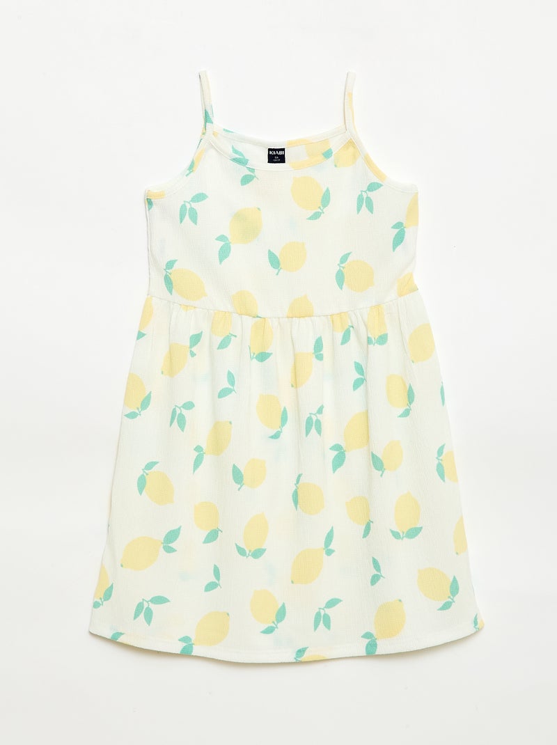 Lot de 2 robes en maille crêpée Blanc - Kiabi