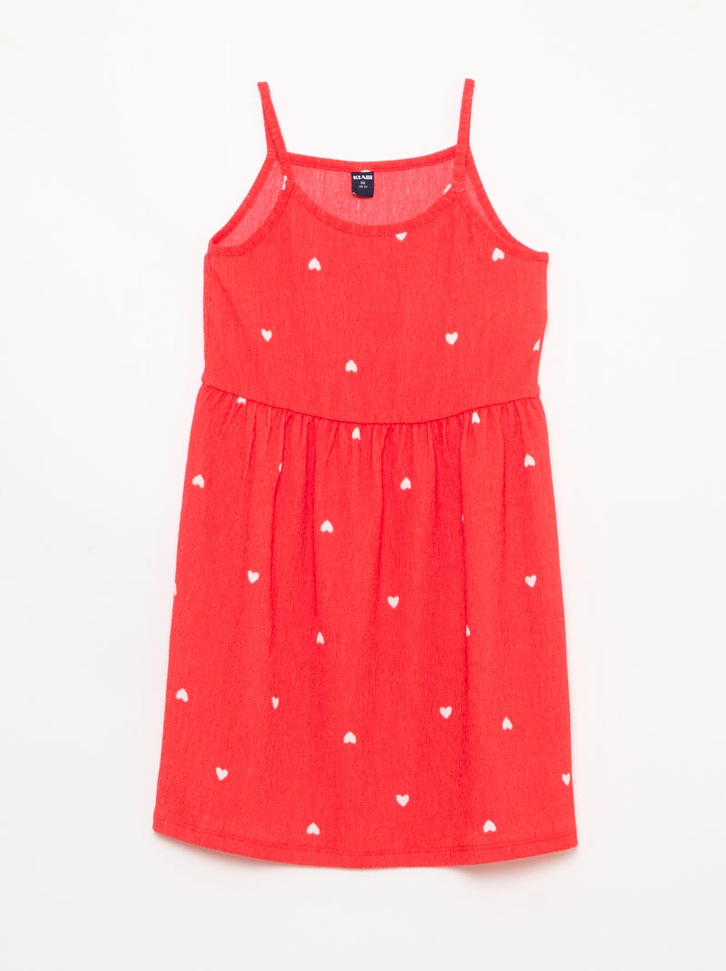 Lot de 2 robes en maille crêpée Blanc - Kiabi