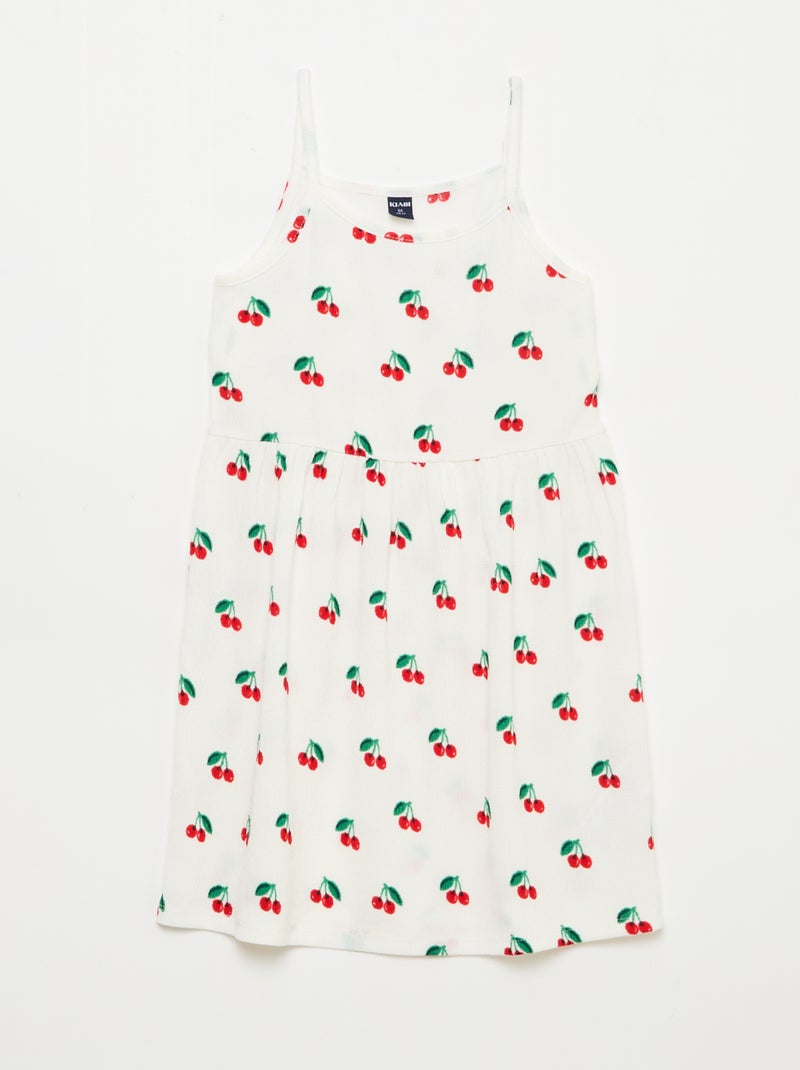 Lot de 2 robes en maille crêpée Blanc - Kiabi